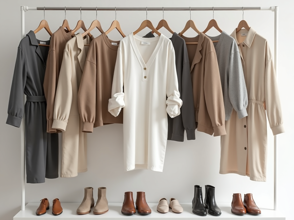Minimalistischer Kleiderschrank