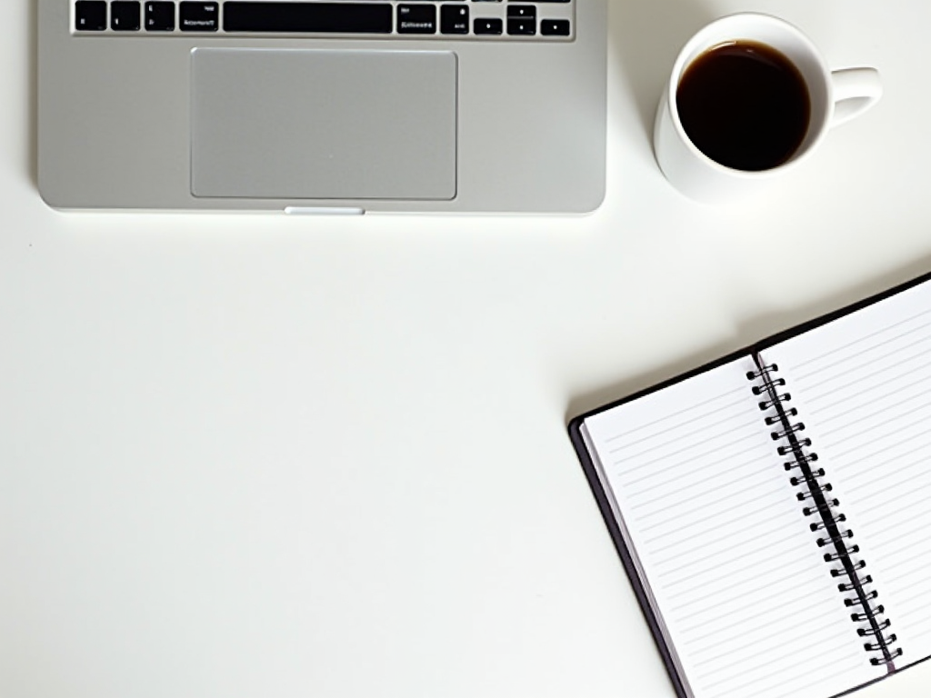 Minimalistischer Arbeitsplatz