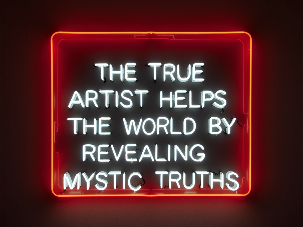 Bruce Naumans Neon-Schild