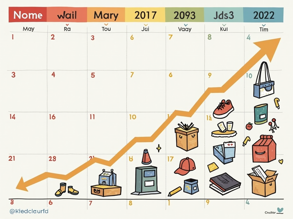 Minimalismus Challenge Kalender