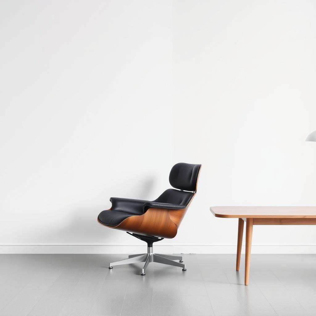 Vitra Eames Lounge Chair in minimalistischem Setting
