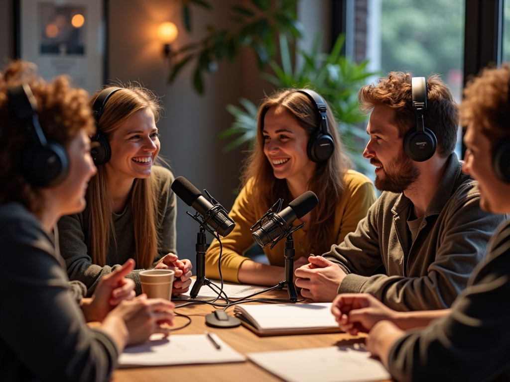 Podcasthörer interagieren mit dem Host über soziale Medien