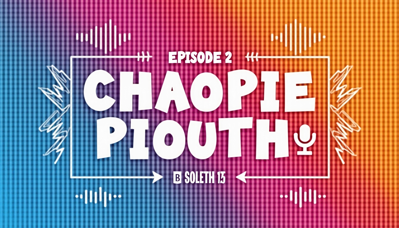 Werbung für einen Podcast