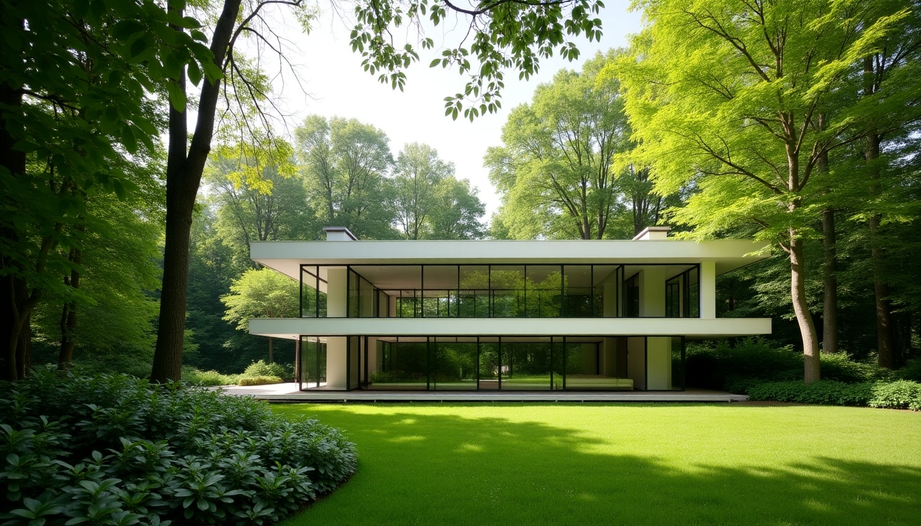 Das Farnsworth House, ein Meisterwerk minimalistischer Architektur