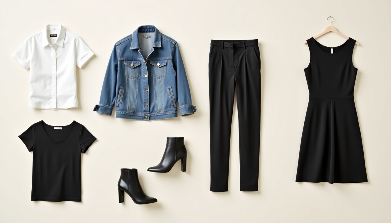 Ein minimalistischer Kapselschrank mit hochwertigen Basics.