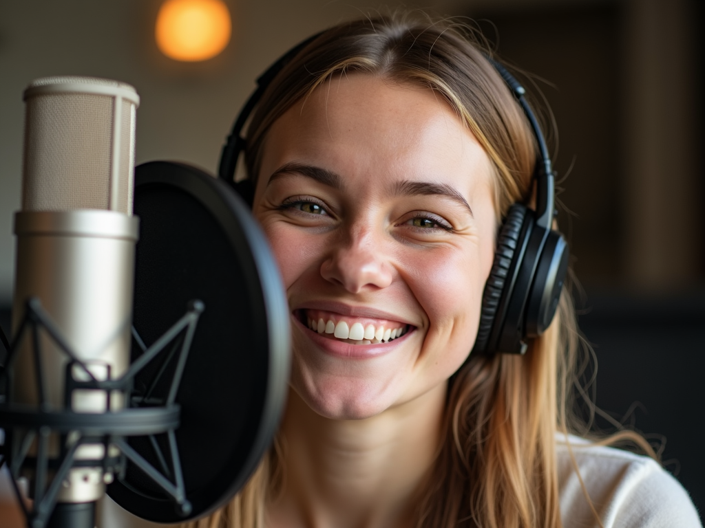 Freude beim Podcasten