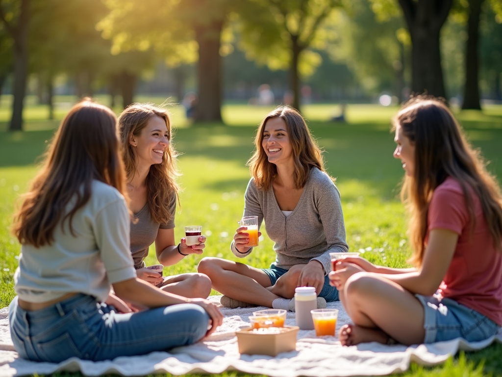 Freunde verbinden sich und schaffen Erinnerungen durch gemeinsame Erlebnisse statt durch materielle Besitztümer.