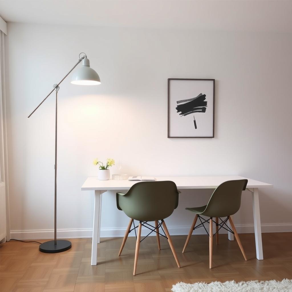 Minimalistische Einrichtung mit Normann Copenhagen Möbeln