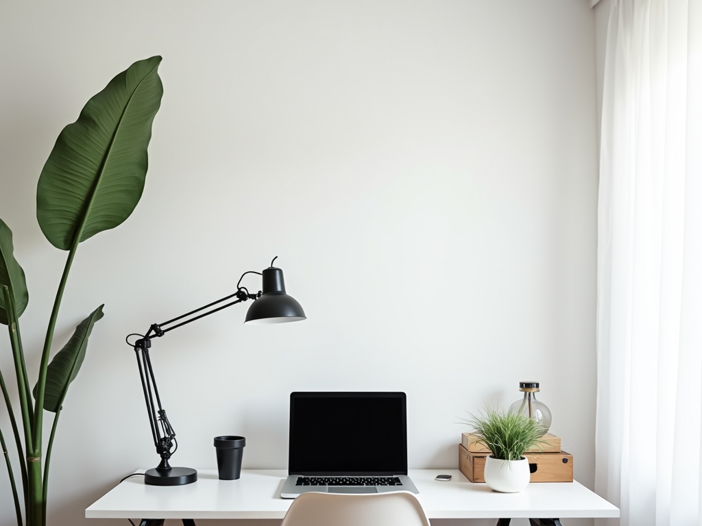 Minimalistischer Arbeitsplatz