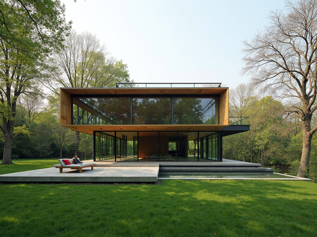 Farnsworth House, ein ikonisches Beispiel für minimalistische Architektur