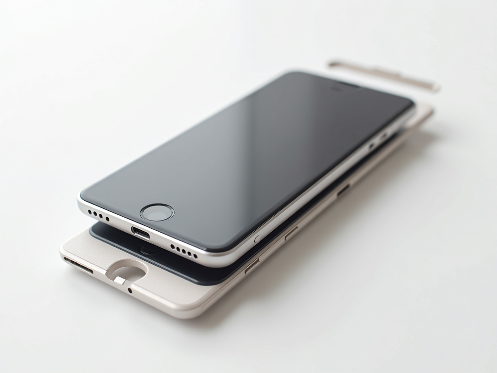 Minimalistisches Smartphone mit austauschbaren Teilen