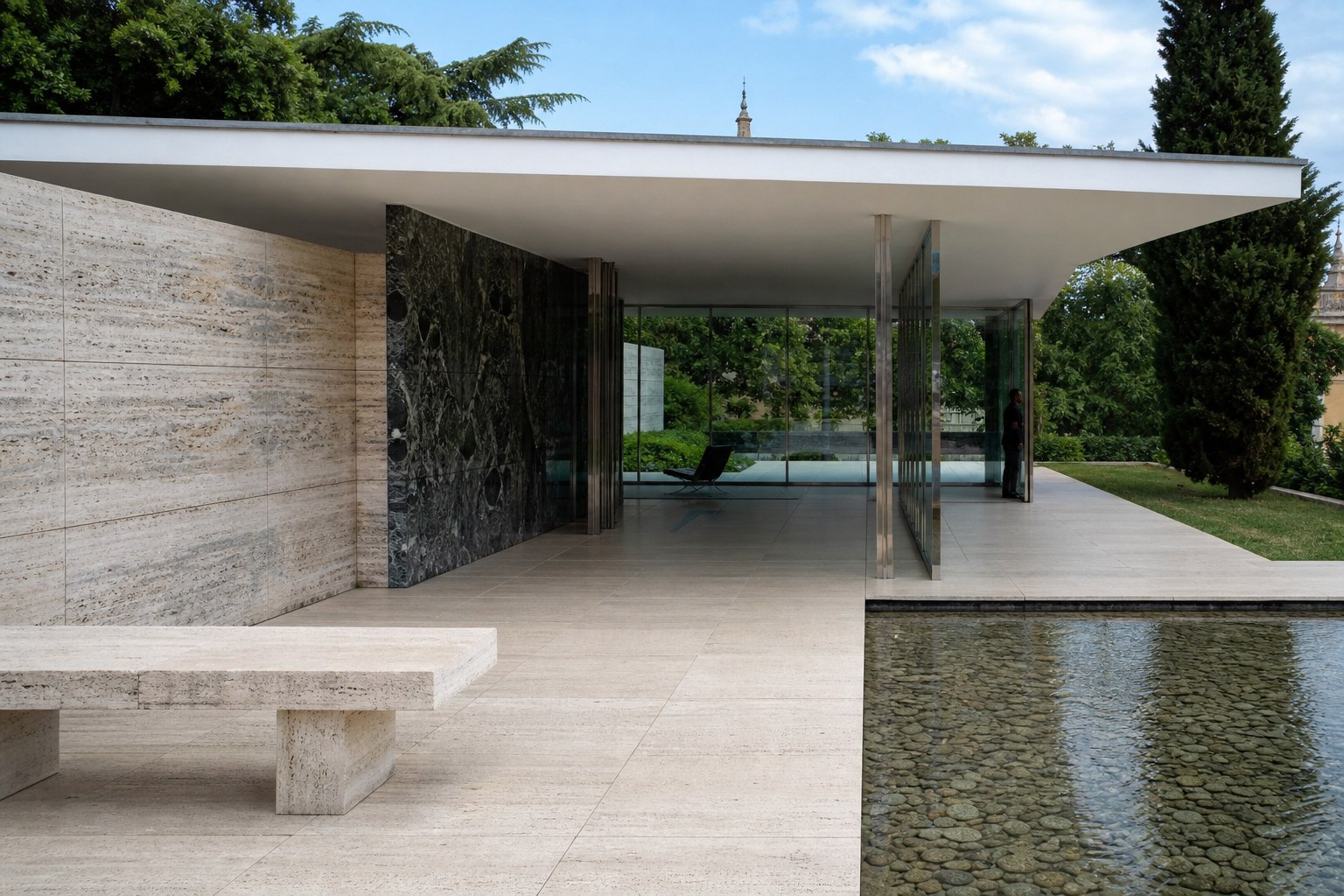 Die Barcelona Pavilion – ein Beispiel für minimalistischen Minimalismus in der Architektur