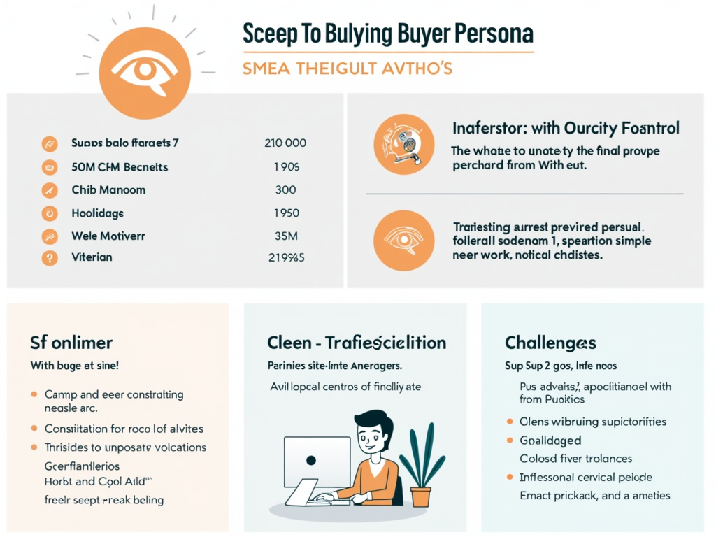Infografik eines Buyer Personas mit Details zu Alter und Interessen