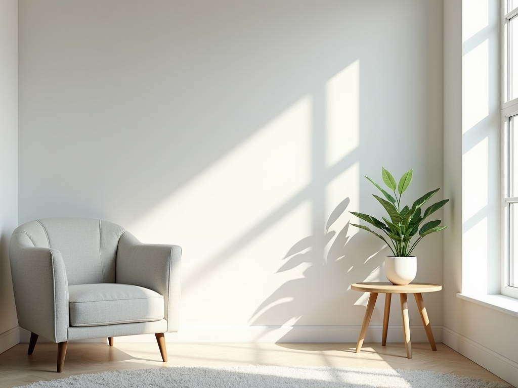 Minimalistischer Wohnraum