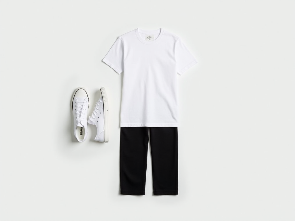 Minimalistisches Outfit