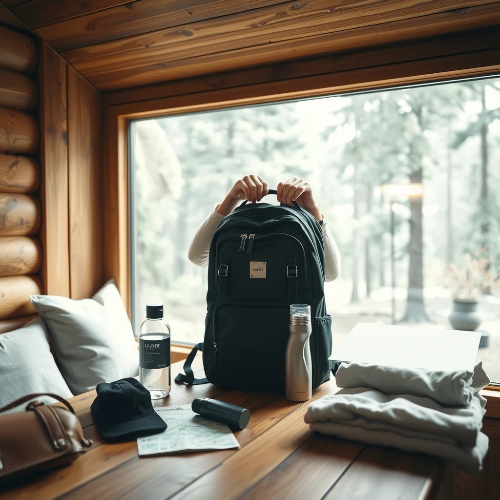 Minimalistisches Packen für nachhaltige Reisen