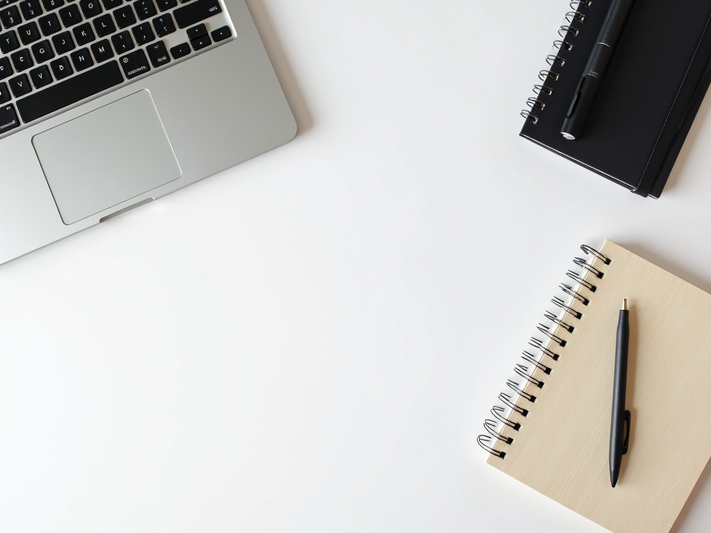 Minimalistischer digitaler Arbeitsplatz