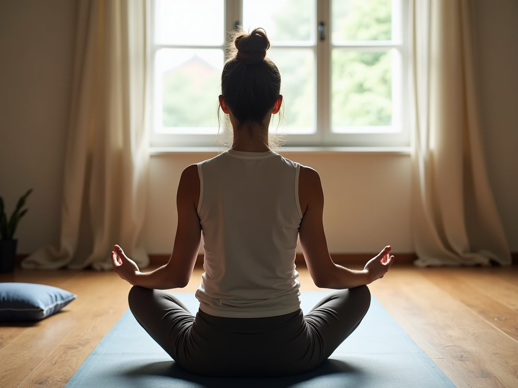 Meditationsraum ohne Unordnung